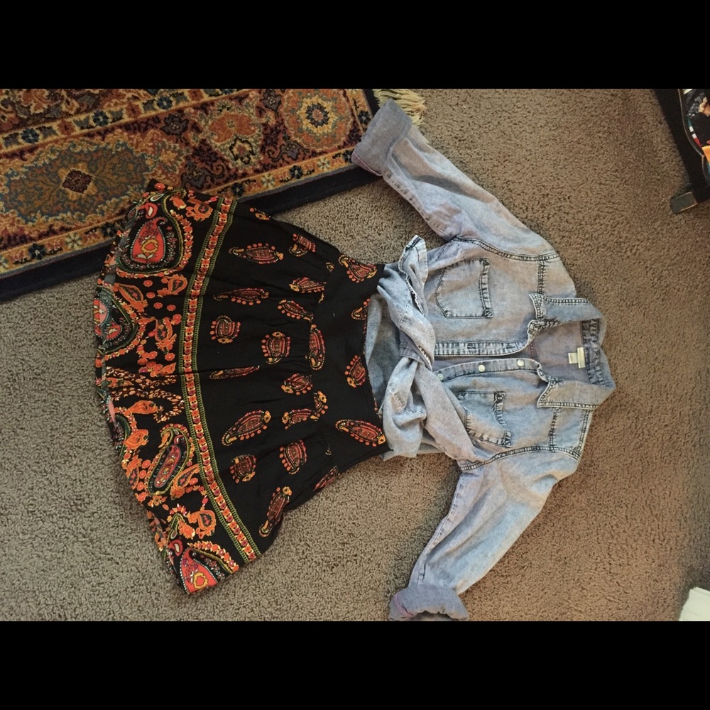 Super cute denim shirt